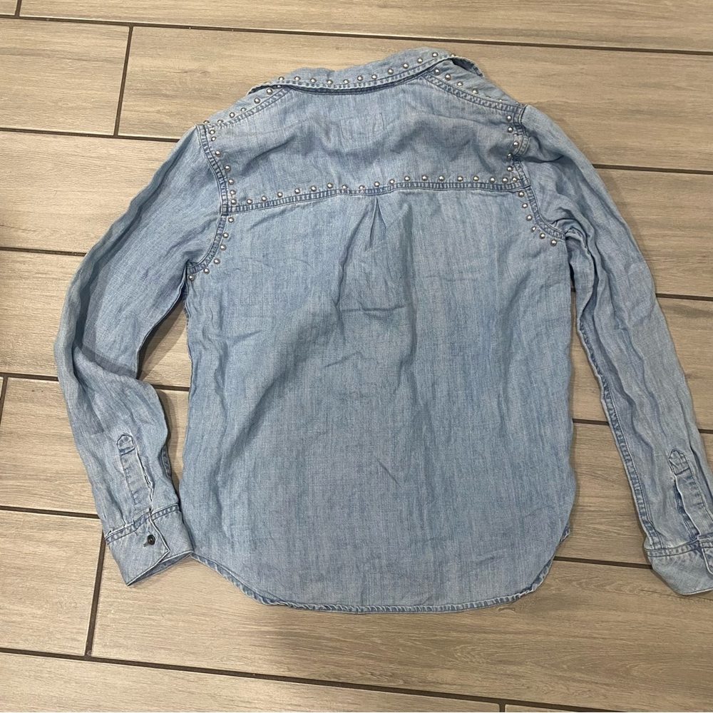 Rails Ingrid Studded Button Down Chambray Shirt W… - image 6